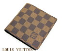 【LOUIS VUITTON】　ルイ　ヴィトン　ダミエ　小銭入れ付き　二つ折り財布　 ポルトフォイユ・マルコ　N61675【送料無料】【2sp_120307_a】【after0307】