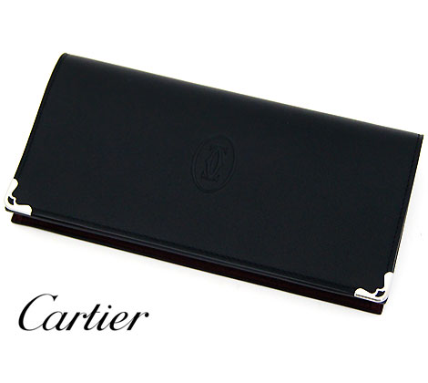 【Cartier】　カルティエ　カボション　小銭入れ付き　メンズ用　長財布　L300136…...:j-sekine:10008689