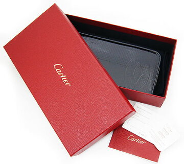 【Cartier】カルティエハッピーバースデーラウンドファスナー長財布ブラックL3001285【送料無料】