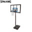 スポルディング バスケットゴール ハイライトアクリルポータブル 【条件付送料無料】 SPALDING 77455CN/U-7108 ※返品・キャンセル不可商品