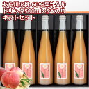 あら川の桃 60%果汁入りドリンク 500ml×5本のギフトセット 無添加 桃 もも モモ ギフト 贈答 送料無料 産地直送 産直 お歳暮 御歳暮 バレンタイン