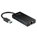 j5 create USB 3.0 to USBハブ 3ポート + ギガビット有線LAN アダプター 【 USB3.0(5Gbps)×3, イーサネット 有線LAN RJ-45 】 セルフパワー 10/100/1000Mbps Windows 7以降 / MacOS X 10.6以降対応 軽量 メタルハウジング JUH470-EJ