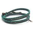 CHAN LUU チャンルー メンズ 2ラップブレス ブレスレット 2WRAP BRACELET BSM-1405 グリーン TURQ-NDKB