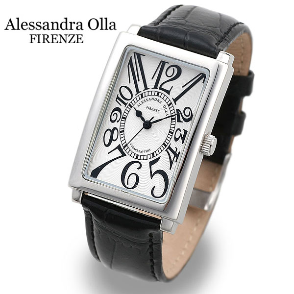 Alessandra Olla 選べる3色メンズ腕時計 アレサンドラオーラ・AO-4500
