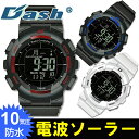 メンズ 腕時計 電波 ソーラー DASH ブランド ウォッチ リチウム 人気 デュアルパワー駆動 大人気 WATCH うでどけい とけい【腕時計】【メンズ】