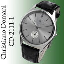 当店限定 クリスチャーノ・ドマーニ Christiano Domani 腕時計 メンズ スモールセコンド搭載 フォーマルデザイン CD-2111-1 独占販売
