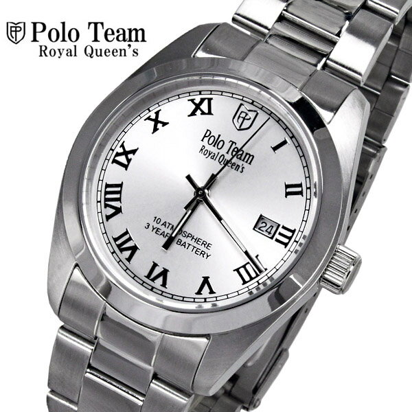 Polo Team ポロチーム 腕時計メンズ Royal Queens腕時計 QA-608410気圧防水・日付カレンダー搭載