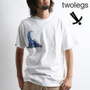 ◆two【TWO LEGS／トゥーレッグス】WAVE　デザインTシャツ