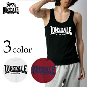 ◆lon【LONSDALE/ロンズデール】タンクトップロゴシャツ 05593時間限定 75%OFFメール便OK