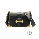 プラダ PRADA シティカーフ サフィアーノレザー ショルダーバッグ ネロ ブラック 黒 1BD178 2BB0 F0002 新品 バッグ/財布/小物