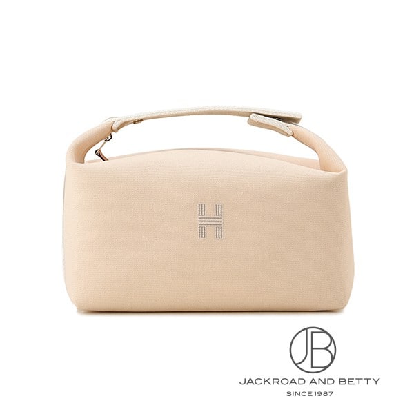 エルメス HERMES ブリッド ア ブラック GM ヴァニティポーチ ナチュラル アイボリー H104223M 01 新品 バッグ/財布/小物