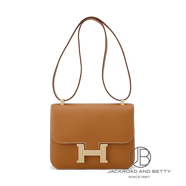 エルメス HERMES コンスタンス 1 24 ミラー ゴールド ブラウン 新品 バッグ/財布/小物