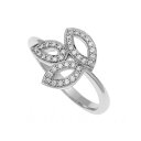 ハリー・ウィンストン HARRY WINSTON リリークラスターミニリング 【中古】 ジュエリー ブランドジュエリー