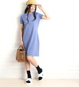【エントリーで全品5倍】ラコステ(LACOSTE)コットン混 ミニピケ 半袖 スリム ポロワンピース ドレス・EF8470L-0241801【レディース】【■■】