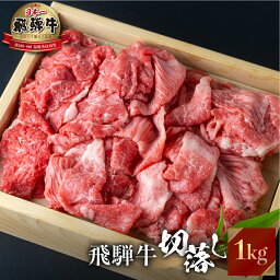 【JAひだ】飛騨牛 切り落とし <strong>1kg</strong> (500g×2) 送料無料 牛肉 和牛 肉 牛 部位が選べないお得な <strong>訳あり</strong> 不揃い　すき焼き しゃぶしゃぶ 薄切り <strong>すき焼き肉</strong> 冷凍 ※北海道・沖縄・一部離島別途送料1000円