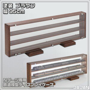 Nゲージ専用薄型鉄道模型ディスプレイケースフル連結展示専用