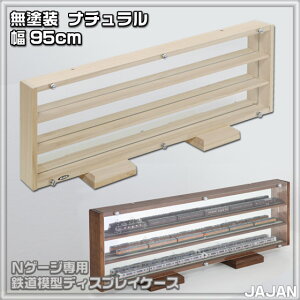 Nゲージ専用薄型鉄道模型ディスプレイケースフル連結展示専用