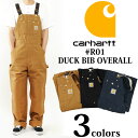 カーハート Carhartt R01 ダック ビブ オーバーオール (DUCK BIB OVERALL UNLINED)