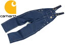 カーハート Carhartt R08 デニム ビブ オーバーオール リジッドデニム (DENIM BIB OVERALL UNLINED)