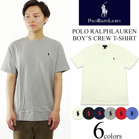 ポロ ラルフローレン POLO RALPHLAUREN ボーイズ 半袖 クルーネック Tシャツ (米国流通モデル ワンポイント）