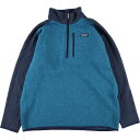 古着 15年製 パタゴニア Patagonia ベターセーター 1/4ジップ 25522FA15 フリースプルオーバー メンズXL /eaa297125 【中古】 【221121】
