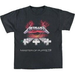 古着 90'S METALLICA <strong>メタリカ</strong> MASTER OF PUPPETS バンドTシャツ バンT メンズM <strong>ヴィンテージ</strong> /evb002190 【中古】【N2307】 【VT】 【230706】