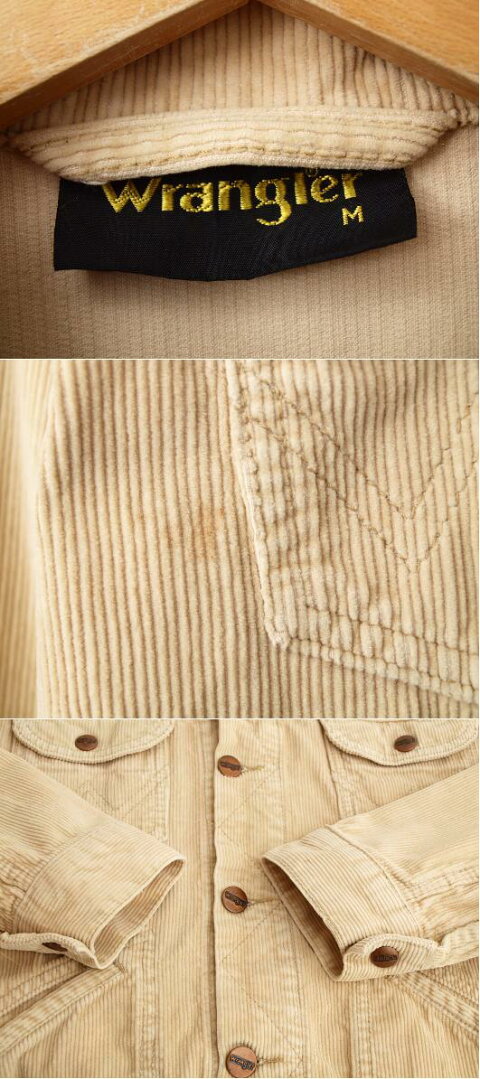 USA古着!ヴィンテージ!WRANGLER♪80'Sラングラーコーデュロイジャケット/sizeM/na3372♪#muj#brw【あす楽対応】【大阪古着】【中古】#120407