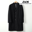 ウール チェスターコート メンズL /wed8668 【古着屋JAM】【中古】 141114