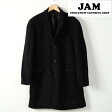 ウール カシミア混 チェスターコート メンズM KARL JACKSON/wed8814 【古着屋JAM】【中古】 141114