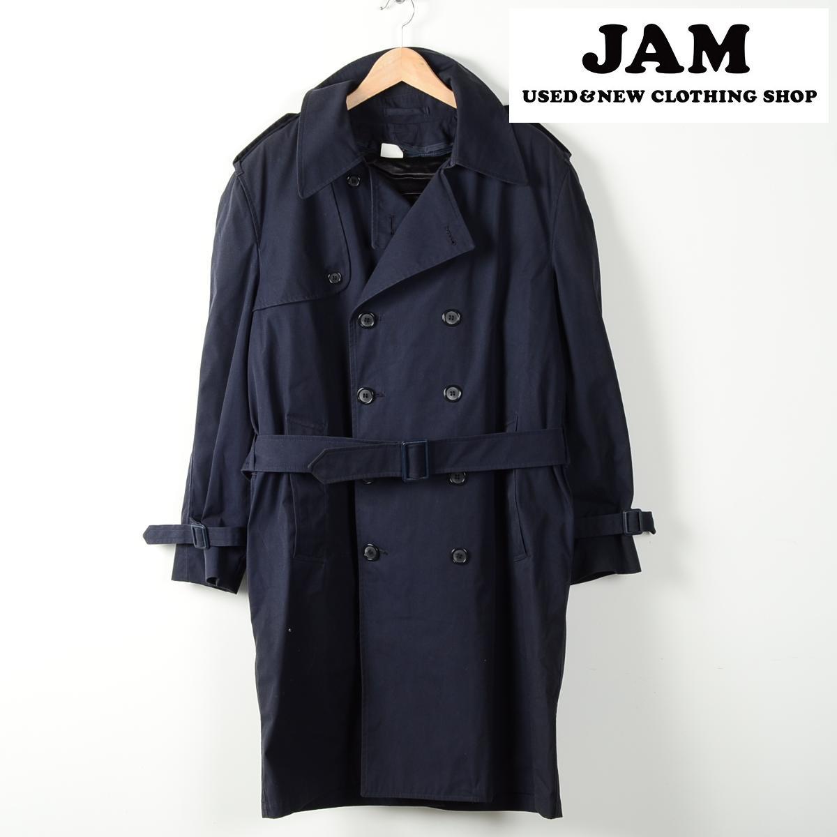90年納品 米軍実品 ミリタリー USAF オールウェザーコート トレンチコート 40S メンズL /wed9228 【古着屋JAM】【中古】【あす楽対応】 141116