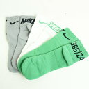 ナイキ DRI-FIT 3P クルーソックス 26-30cm NIKE /jam0109 【古着屋JAM】 160511