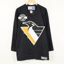 NHL PITTSBURGH PENGUINS ピッツバーグペンギンズ ホッケーシャツ メンズM CCM /weq7936 【古着屋JAM】【中古】 160625