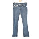 ディーゼル スリム ストレート デニムパンツ レディースL(W28) DIESEL /weu9980 【中古】 【161019】