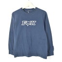 FOX 袖プリント ロングTシャツ ロンT メンズS /weu7161 【中古】 【161012】