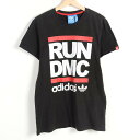 アディダス adidas ORIGINALS オリジナルス RUN DMC ロゴプリントTシャツ メンズM /wab8128 【中古】 【170615】