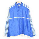 80年代 アディダス フード収納型 ナイロンジャケット メンズM ヴィンテージ adidas /wab1337 【中古】 【170323】