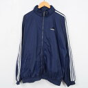 アディダス フード収納型 ナイロンジャケット メンズXL adidas /wac4324 【中古】 【170325】