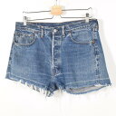 60年代 リーバイス 501 ビッグE BIG E カットオフジーンズ デニムパンツ メンズw35 ヴィンテージ Levi's /waa9126 【中古】【n1705】 【170427】
