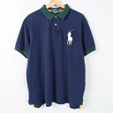 ラルフローレン POLO by Ralph Lauren ビッグポニー 半袖 ラガーシャツ メンズXXL Ralph Lauren /wae8866 【中古】 【170424】