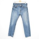 リーバイス Levi's 505 テーパードジーンズ デニムパンツ メンズw34 /wag7563 【中古】 【171008】