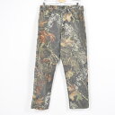 ラングラー Wrangler リアルツリーカモ 迷彩柄 ジーンズ ストレートデニムパンツ メンズw31 /wao1265 【中古】 【180204】