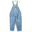 ビッグサイズ LIBERTY デニム オーバーオール メンズw44 /was5318 【中古】 【180226】【【SS1812】】