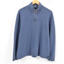 ラルフローレン Ralph Lauren POLO by Ralph Lauren ハーフジップスウェットシャツ トレーナー メンズL /wap1967 【中古】 【180318】
