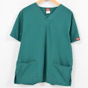 ディッキーズ Dickies 半袖 ホスピタルシャツ スクラブシャツ メンズM /wap2100 【中古】 【180331】