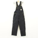 カーハート Carhartt ダブルニー キルティングライナー ダック地 オーバーオール USA製 メンズw30 /war1403 【中古】 【180427】
