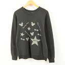 ディズニー DISNEY MINNIE MOUSE & MICKEY MOUSE ミニーマウス & ミッキーマウス キャラクタースウェットシャツ トレーナー レディースXL /waq2996 【中古】 【180712】【PD191018】【ws2001】【CS2001】