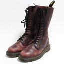 ドクターマーチン Dr.Martens サイドジップ 14ホールブーツ UK6 レディース24.5cm /bon5718 【中古】 【180914】