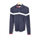 トミーヒルフィガー TOMMY HILFIGER ハーフボタン コットンニットセーター レディースL /wav8247 【中古】 【180920】