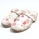 花柄 サボサンダル 36 レディース23.0cm /bon4530 【中古】 【190203】
