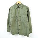 69年納品 米軍実品 ミリタリー ユーティリティシャツ USA製 メンズS ヴィンテージ /wbc6523 【中古】 【190328】